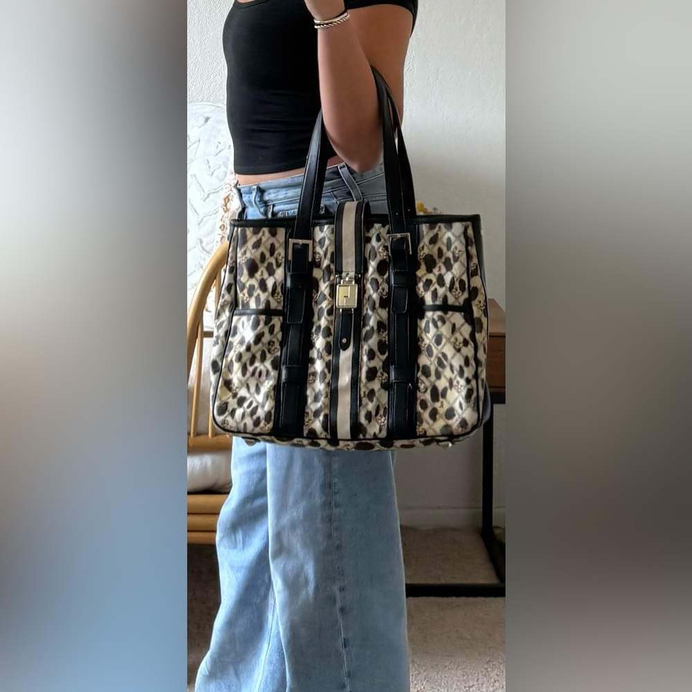 L.A.M.B. Cheetah Large Tote